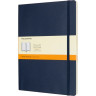 Блокнот MOLESKINE CLASSIC SOFT XLARGE, линейка, синий сапфир QP621B20
